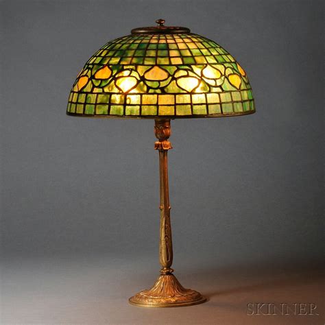 Tiffany Studios Louis XVI Desk Lamp with Acorn Shade Rectangle Lamp Shade, Square Lamp Shades ...