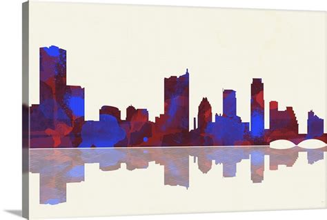 Austin Texas Skyline I | Great Big Canvas