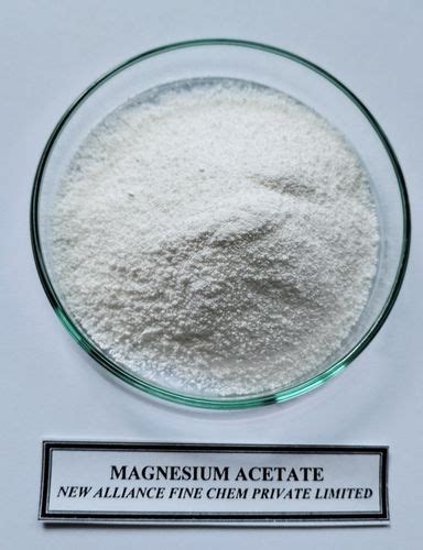 Magnesium Acetate at 400.00 INR in Mumbai, Maharashtra | New Alliance ...