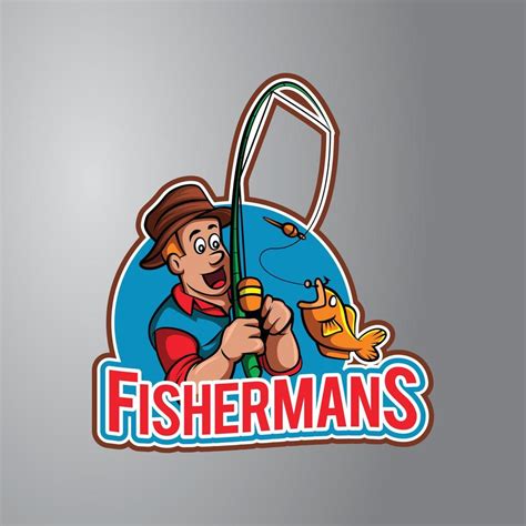 Fisherman Illustration Design Badge 17786870 Vector Art at Vecteezy