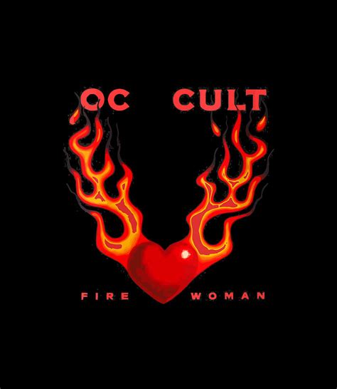 Oc Cult Fire Woman Digital Art by Thanh Nguyen