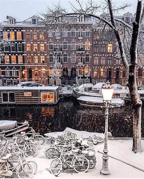 Amsterdam in winter. Wonderland... | Amsterdam winter, Winter scenery, Amsterdam travel