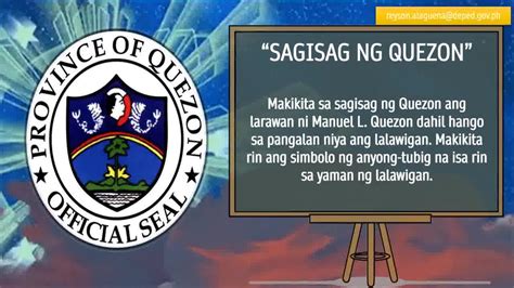 ARALING PANLIPUNAN 3 _ SIMBOLO AT SAGISAG NA NAGPAPAKILALA NG IBA'T-IBANG LALAWIGAN SA REHIYON ...