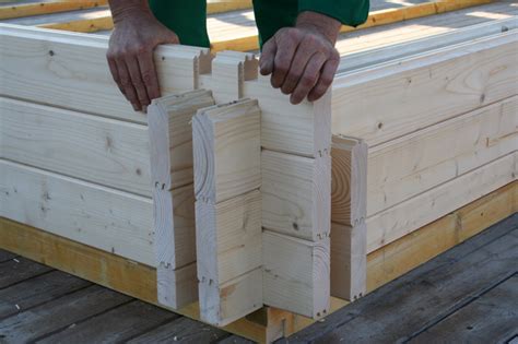 Easy to construct cabins made from interlocking parts - South West Log ...