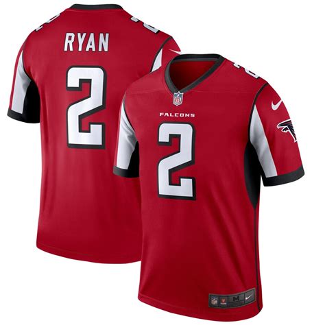 Men's Nike Matt Ryan Red Atlanta Falcons Legend Jersey