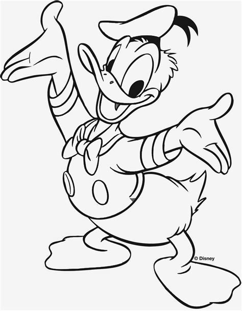 Donald Duck Coloring Pages Printable