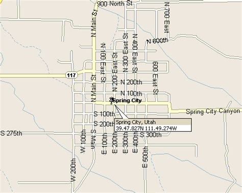 Spring City, Utah Map 3