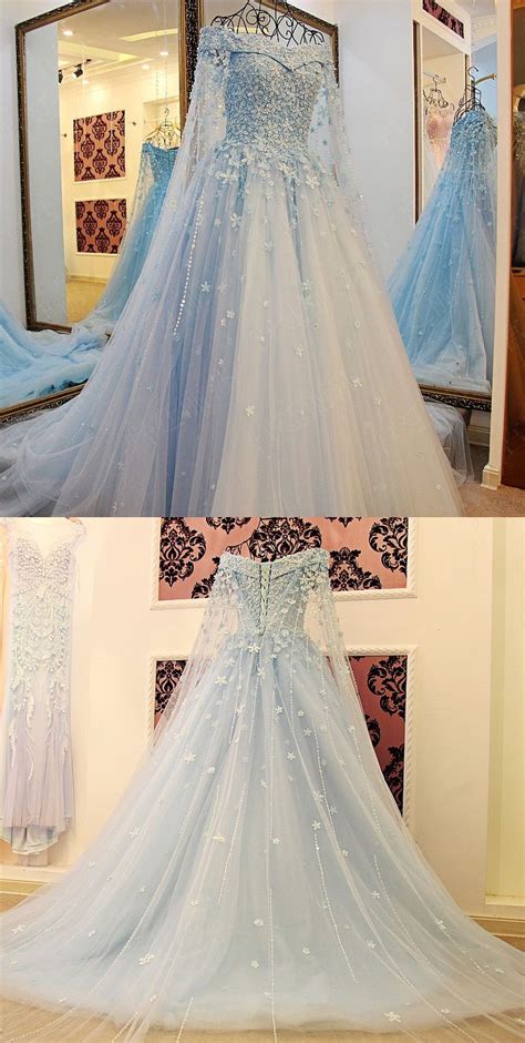 ice blue prom dresses, off the shoulder prom dresses, women's prom dresses | Womens prom dresses ...