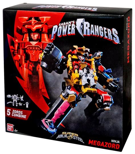 Power Rangers Super Ninja Steel Ninja Megazord Action Figure Bandai America - ToyWiz