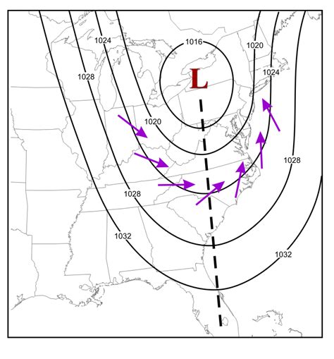 Trough On A Weather Map - Guenna Holly-Anne