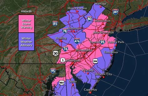 N.J. weather: Is your county under a winter storm warning or an ...