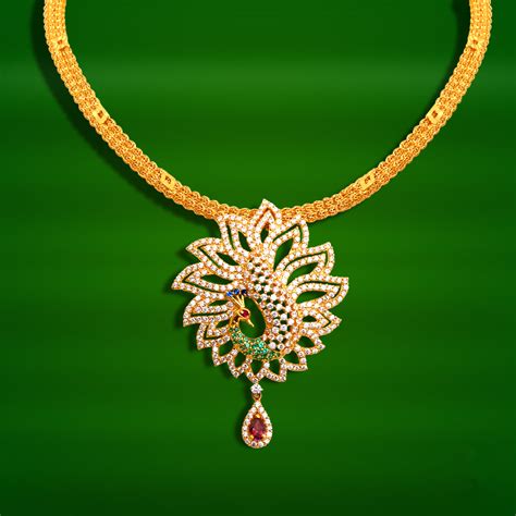 20 Grams Gold Necklace Designs in GRT Jewellers ~ South India Jewels