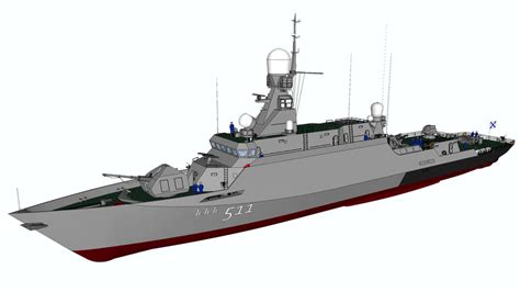 Russian Navy Buyan-M-class Corvette (Project 21631) | 3D Warehouse