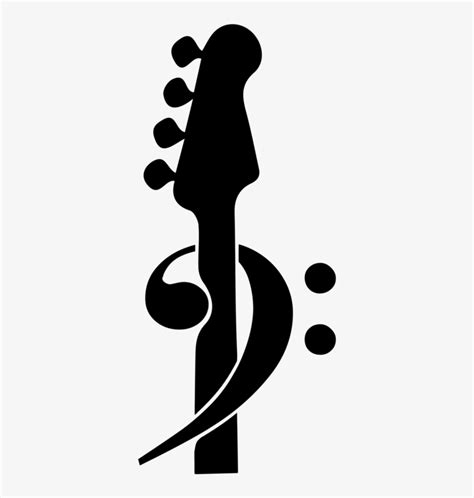 Pin Bass Clef Clip Art - Bass Guitar Tattoo Designs Transparent PNG - 442x800 - Free Download on ...