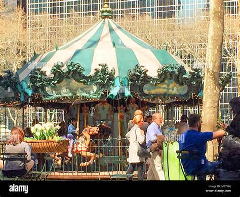 Bryant park carousel hi-res stock photography and images - Alamy