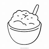 Mashed Potatoes Coloring Pages sketch template