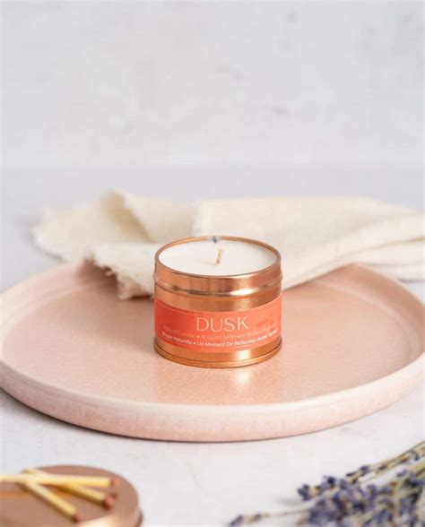 Natural Sustainable Rapeseed Wax Candle – DUSK • MYTHYN