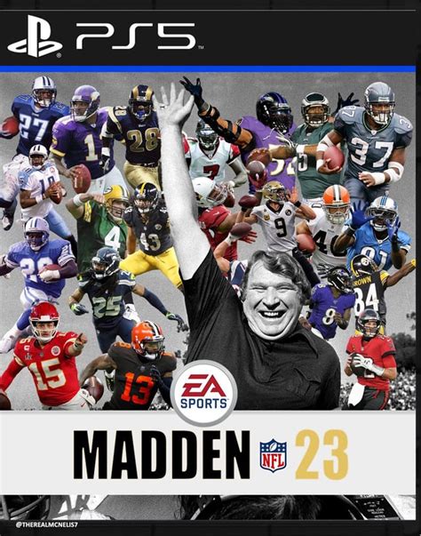 Madden 23 cover art idea. Featuring all previous Madden cover athletes ...