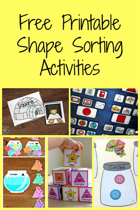 Free Printable Sorting Activities for Kids - The Activity Mom