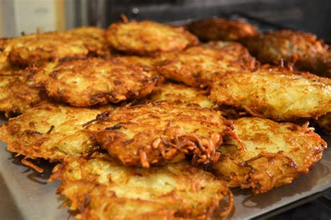 Celebrate Hanukkah with crispy potato latkes