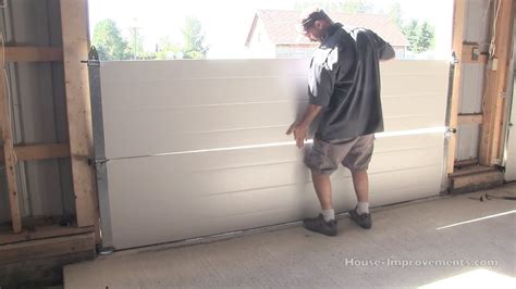 How To Install A Garage Door - YouTube