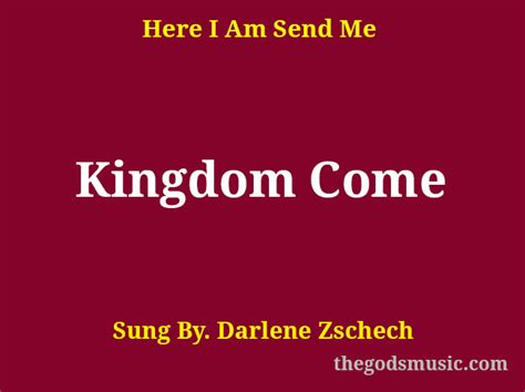 Kingdom Come Christian Song Lyrics