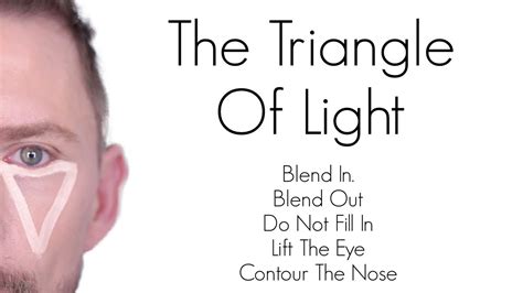 How To Contour Your Face With Makeup And The Triangle Of Light ...