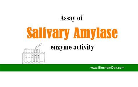 Assay of Salivary Amylase enzyme activity (Enzyme activity Protocol)