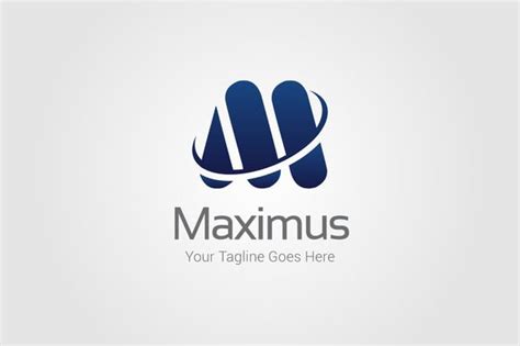 Maximus Logo Template by Tediuz on @creativework247 Letter M Logo, Letter Form, Logo Design ...