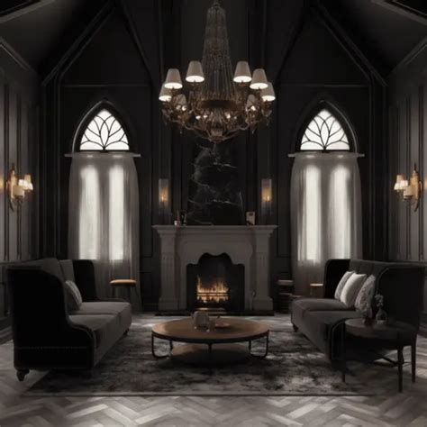 Embrace the Drama: How to Master Gothic Revival Interior Design for an ...