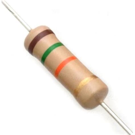 15K Ohm 2W Carbon Film Resistor 5%, 2W 15K CFR 2 Watts Fixed Resistor Carbon