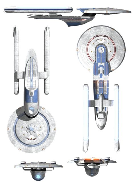 Excelsior Schematic by arrghman on DeviantArt | Star trek art, Star ...