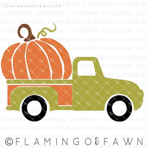 Truck Svg Pumpkin Svg Pumpkin Truck Svg Truck Pumpkin Svg Boy Svg Files ...