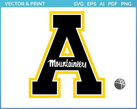 Appalachian State Mountaineers - Alternate Logo (2014) - College Sports Vector SVG Logo in 5 formats