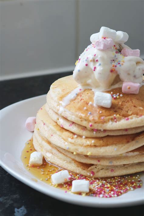 Fluffy Funfetti Pancake Stack A Food, Good Food, Yummy Food, Delicious ...