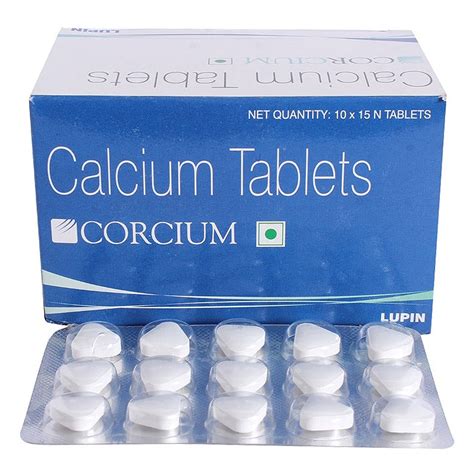 Corcium Tablet | Uses, Benefits, Price | Apollo Pharmacy