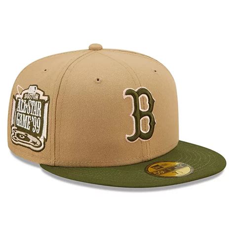 Men's New Era Khaki/Olive Boston Red Sox Pink Undervisor 59FIFTY Fitted Hat