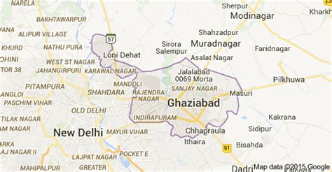 Map of Ghaziabad, Uttar Pradesh | Map, Shahdara, World information