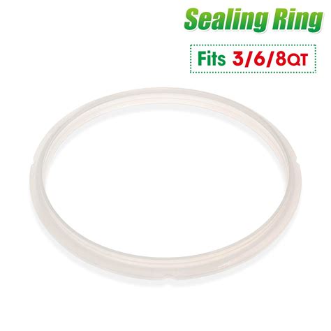 Transparent Silicone Sealing Ring Seal Gaskets Cooker Replacement For 3 ...