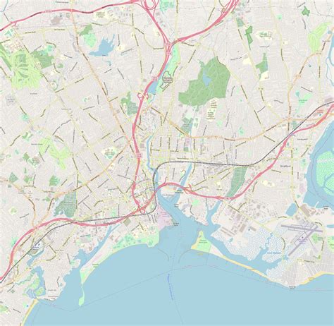 Map of Bridgeport, Connecticut | Streets and neighborhoods