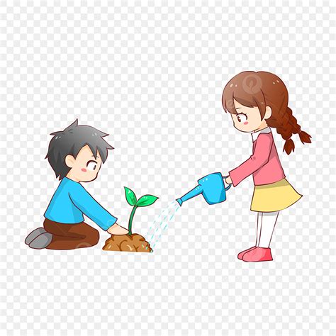 รูปArbor Day Cartoon Hand Drawn Cute Style Cartoon Boy PNG , Little ...