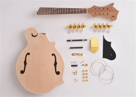 F Style DIY Mandolin Kit of PANGO Music (PMB-900) — Guitar Kit Shop