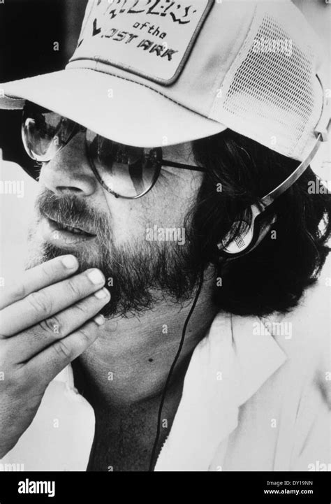 Steven Spielberg, Director, on-set of the Film, "Raiders of the Lost ...