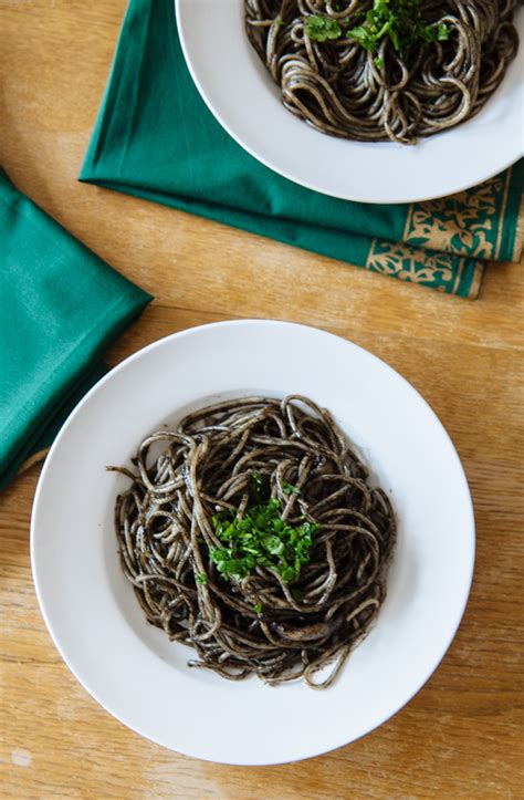 Squid ink pasta - the tasty other