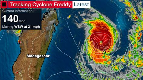 Very Dangerous Tropical Cyclone Freddy Set To Slam Into Madagascar - Videos from The Weather Channel