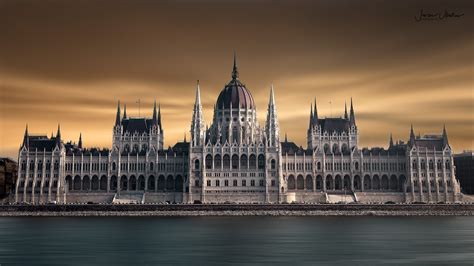 building, Budapest, sky, Hungarian Parliament Building, Hungary HD ...