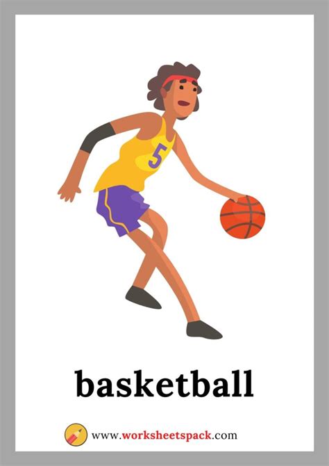 Free Printable Sports Flashcards - worksheetspack