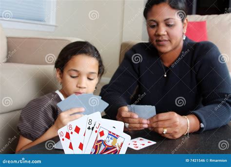 Family Playing Cards stock photo. Image of family, minority - 7421546