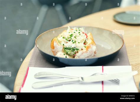 Lobster roll sandwich Stock Photo - Alamy