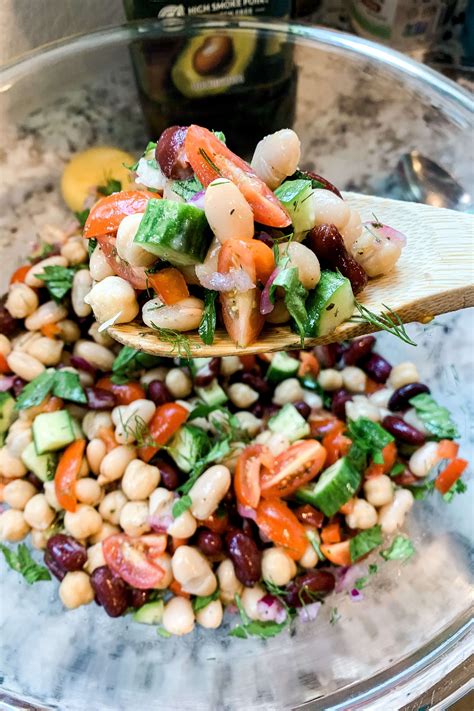 Healthy 3 Bean Vegan Salad Recipe — Daniel Fast Journey